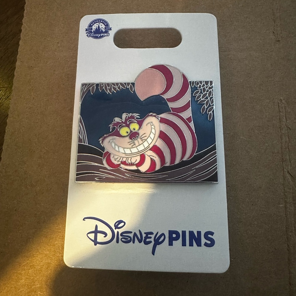 Cheshire Cat pin